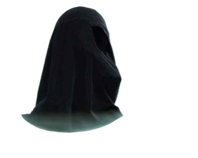 mask, hat, jacket, face transparent PNG cut-out