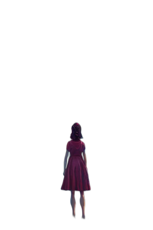 dress, staff, sword, robot transparent PNG cut-out