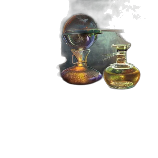 bottle, mask, crown, weapon transparent PNG cut-out