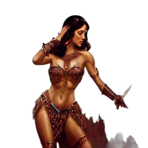 fantasy art, concept art, comic book art, pixel art transparent PNG cut-out
