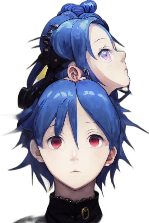 crown, face, mask, hair transparent PNG cut-out