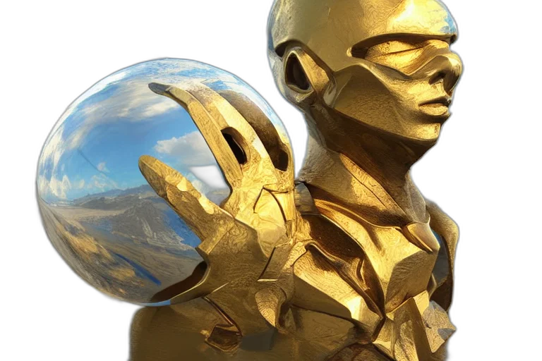 mask, 3d render, concept art, photorealistic transparent PNG cut-out