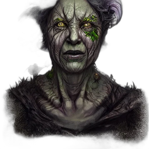 face, creature, mask, staff transparent PNG cut-out