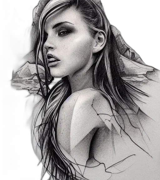 face, dragon, crown, dress transparent PNG cut-out