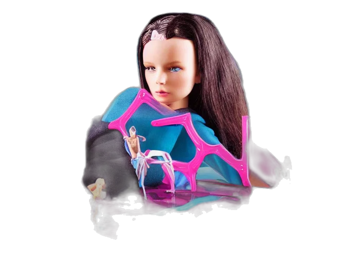 hair, robot, jacket, creature transparent PNG cut-out