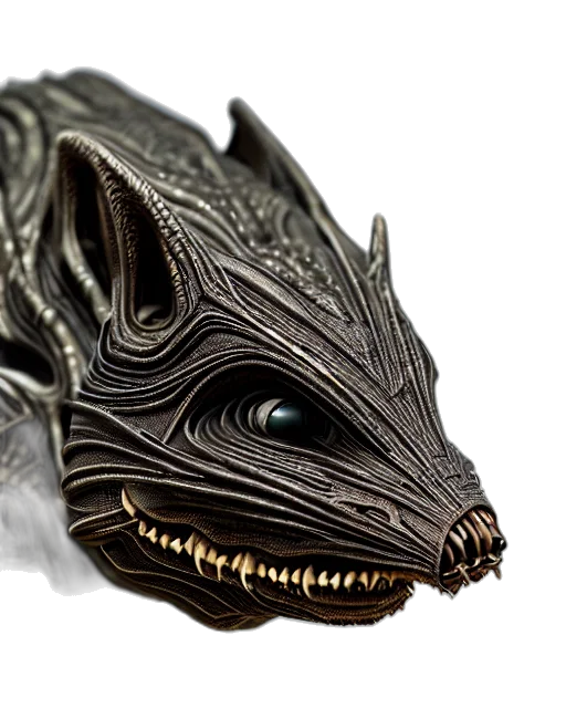 dragon, mask, creature, animal transparent PNG cut-out