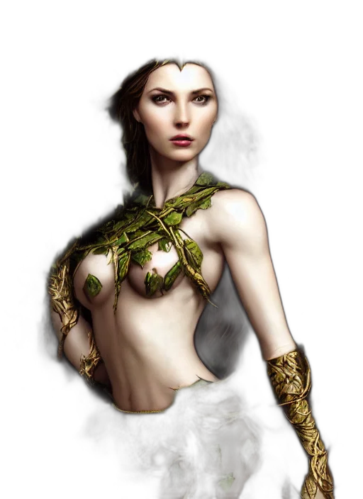 jewelry, dress, crown, fantasy art transparent PNG cut-out