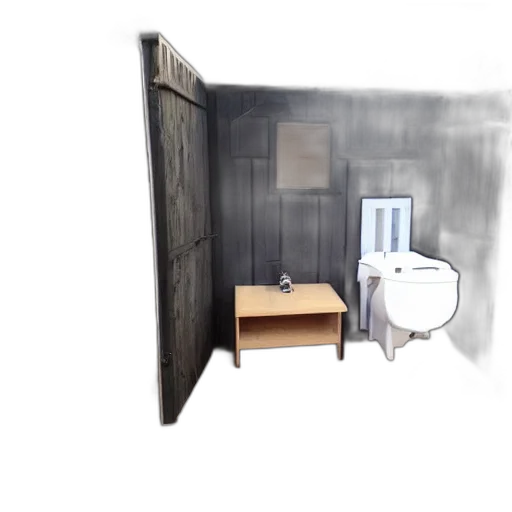 furniture, robot, 3d render, concept art transparent PNG cut-out