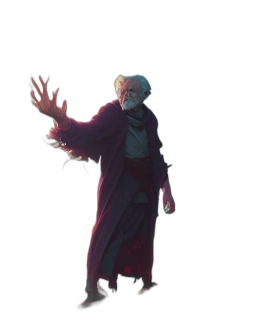 staff, creature, jacket, concept art transparent PNG cut-out