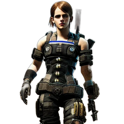 weapon, staff, jacket, concept art transparent PNG cut-out