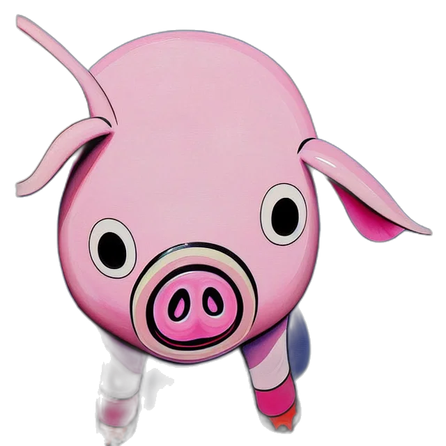 animal, mask, 3d render, concept art transparent PNG cut-out