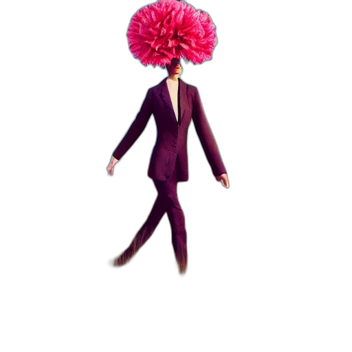 hat, staff, jacket, hair transparent PNG cut-out