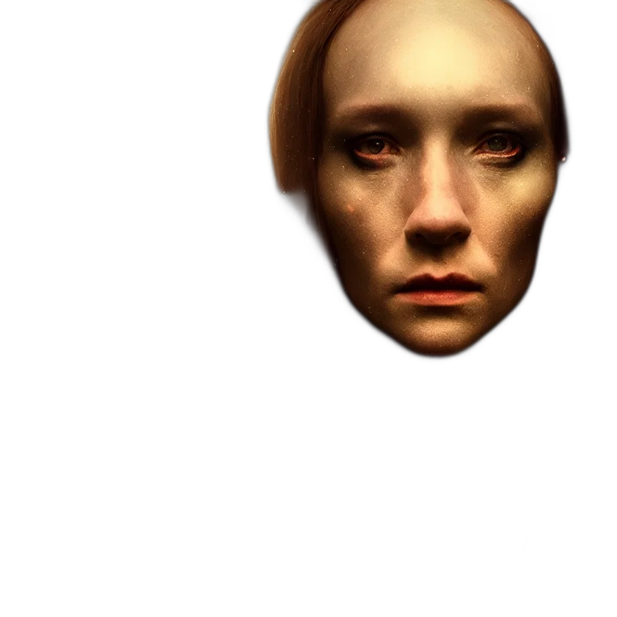 face, mask, robot, creature transparent PNG cut-out