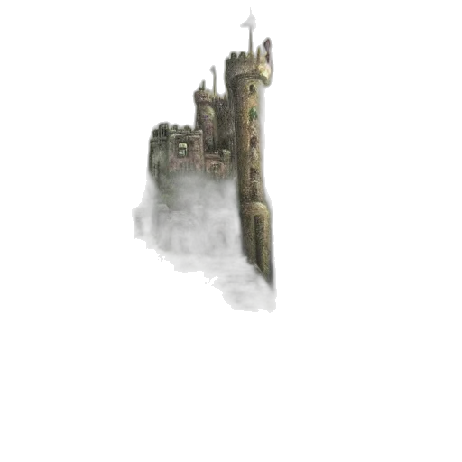 crown, dragon, sword, building transparent PNG cut-out