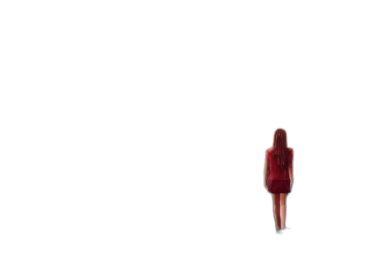 dress, hair, umbrella, jacket transparent PNG cut-out