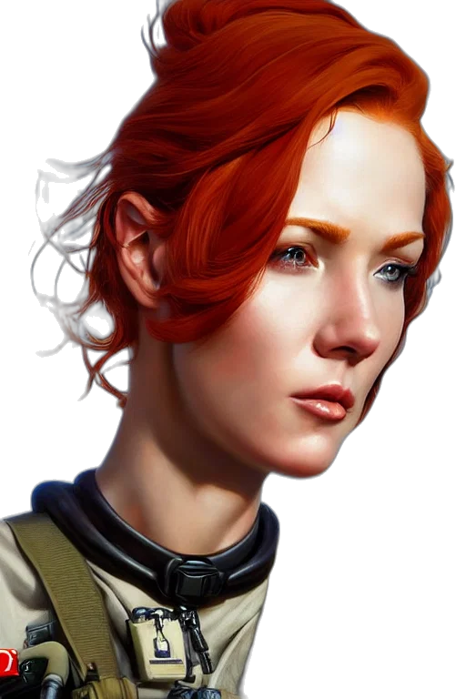 face, staff, fantasy art, photorealistic transparent PNG cut-out