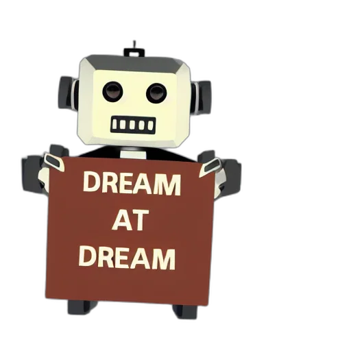 robot, 3d render, concept art, pixel art transparent PNG cut-out