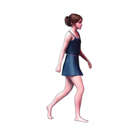 dress, jacket, 3d render, concept art transparent PNG cut-out