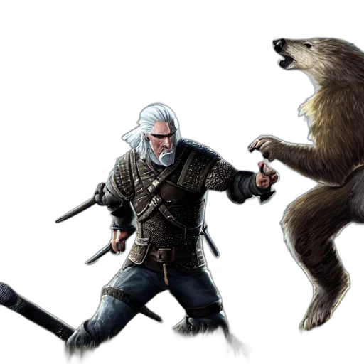 concept art, fantasy art, pixel art, comic book art transparent PNG cut-out
