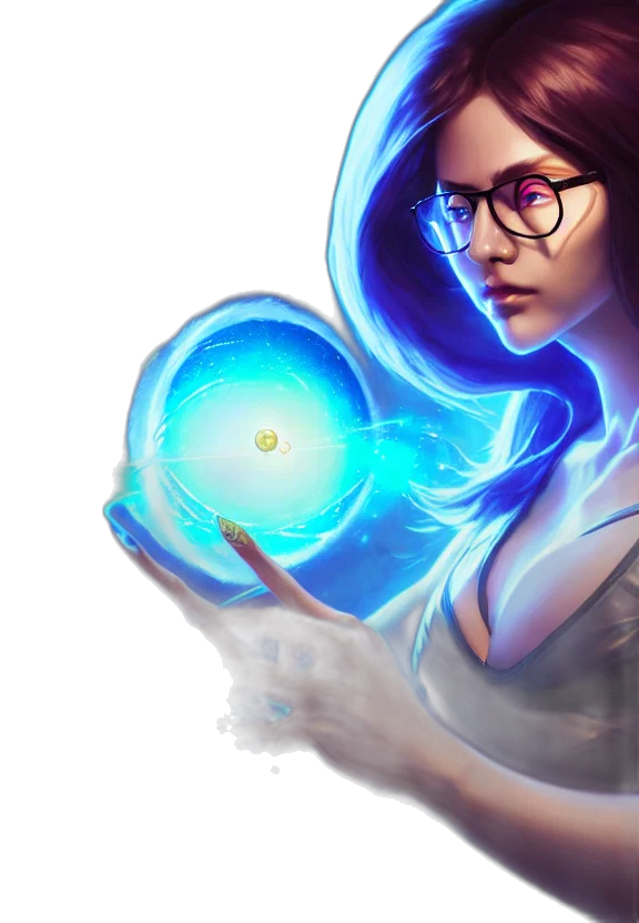 staff, fantasy art, concept art, comic book art transparent PNG cut-out