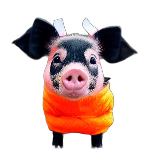 animal, creature, hat, dress transparent PNG cut-out