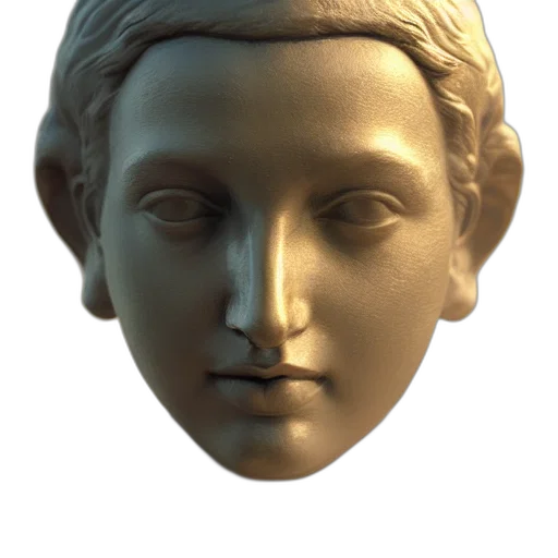 face, mask, crown, jewelry transparent PNG cut-out