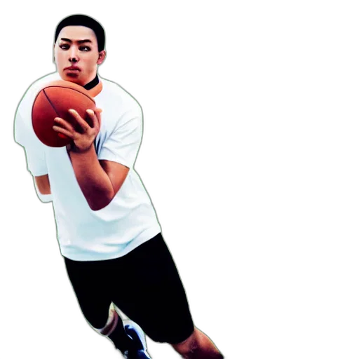 photorealistic, football, player, wearing transparent PNG cut-out