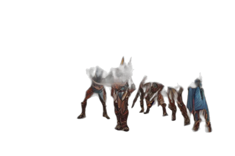animal, creature, staff, weapon transparent PNG cut-out