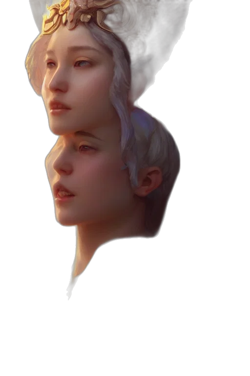 face, crown, mask, robot transparent PNG cut-out