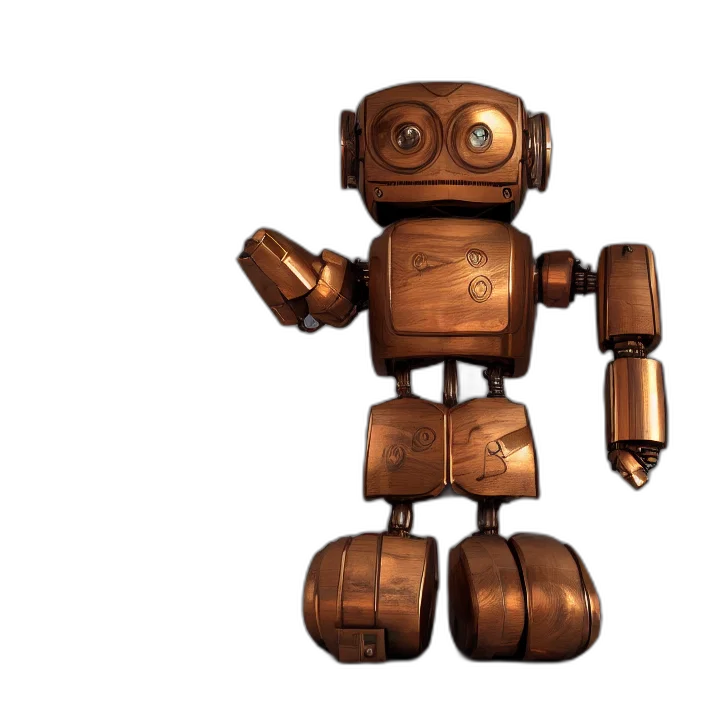 robot, 3d render, concept art, octane transparent PNG cut-out
