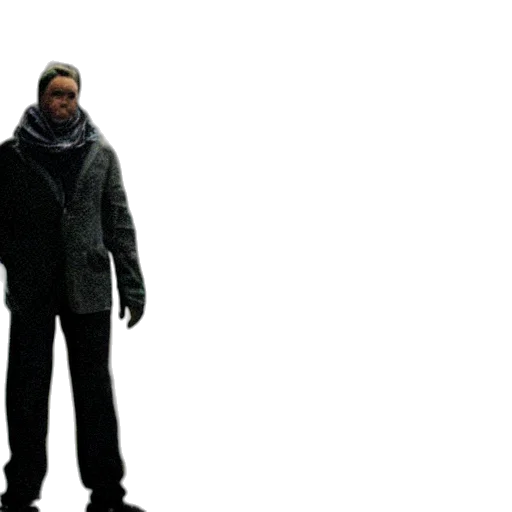 jacket, staff, creature, 3d render transparent PNG cut-out