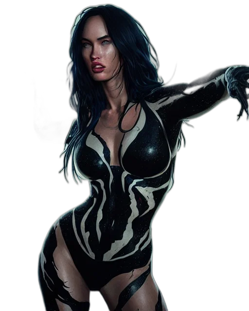 dress, comic book art, concept art, fantasy art transparent PNG cut-out