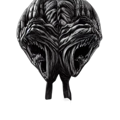mask, hair, creature, crown transparent PNG cut-out