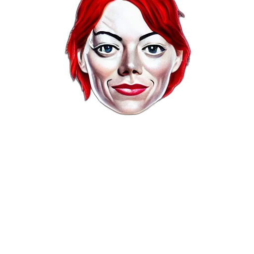 face, mask, creature, staff transparent PNG cut-out