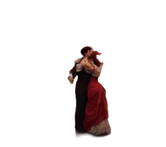 dress, staff, concept art, 3d render transparent PNG cut-out