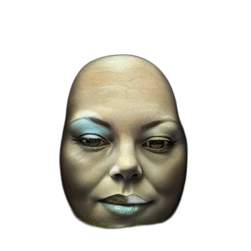 face, mask, creature, robot transparent PNG cut-out