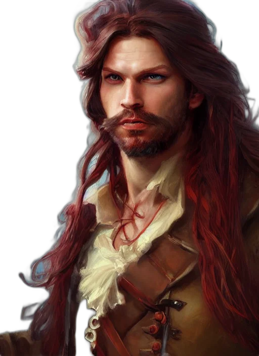 hair, fantasy art, photorealistic, concept art transparent PNG cut-out