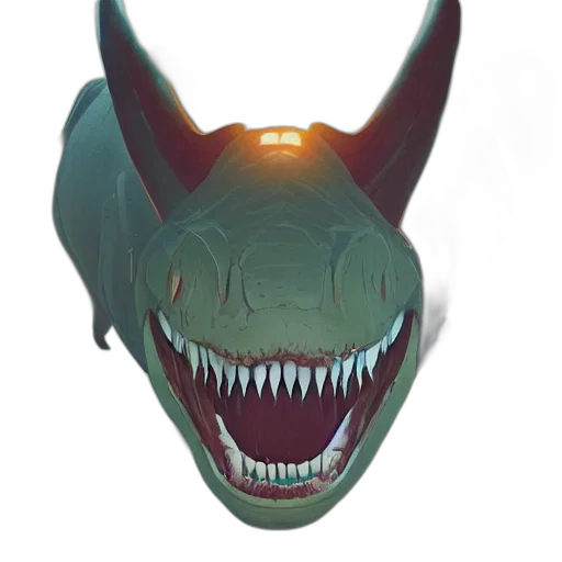 dragon, mask, creature, animal transparent PNG cut-out