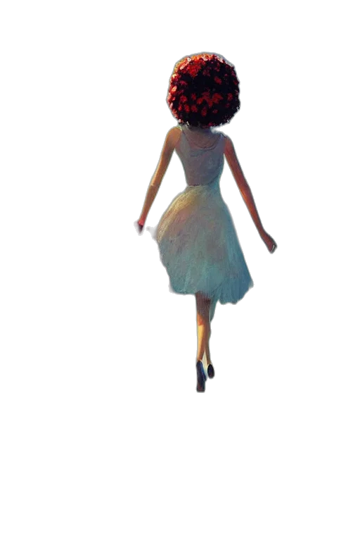 dress, crown, hat, hair transparent PNG cut-out