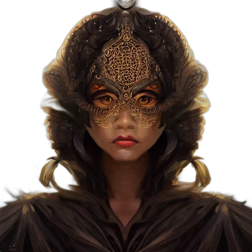 mask, crown, face, hat transparent PNG cut-out