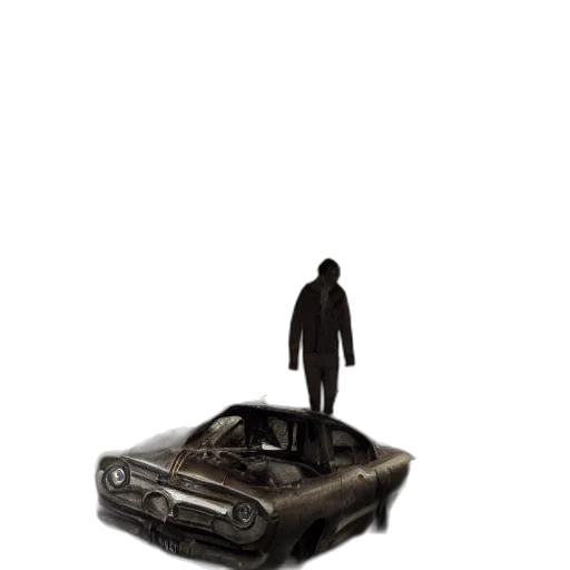 car, jacket, robot, weapon transparent PNG cut-out
