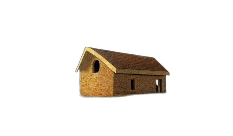 building, furniture, 3d render, serene transparent PNG cut-out