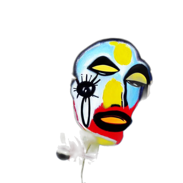 mask, face, jewelry, flower transparent PNG cut-out