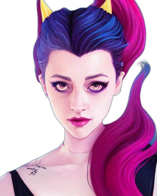 face, fantasy art, concept art, comic book art transparent PNG cut-out