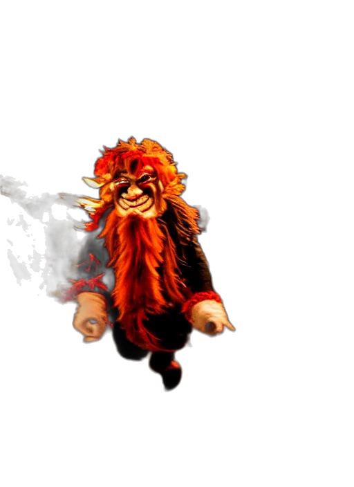 staff, creature, dragon, mask transparent PNG cut-out