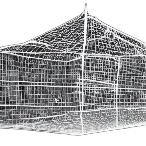 building, furniture, animal, 3d render transparent PNG cut-out
