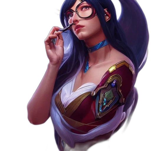staff, dress, jewelry, face transparent PNG cut-out