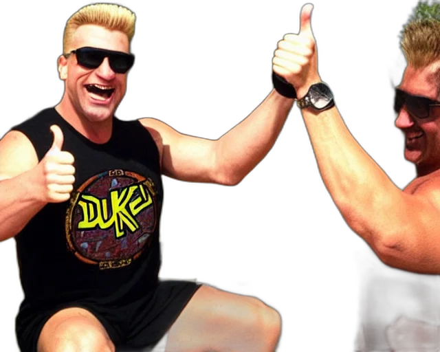 3d render, duke, nukem, tank transparent PNG cut-out