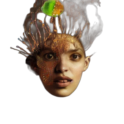 crown, mask, hair, hat transparent PNG cut-out