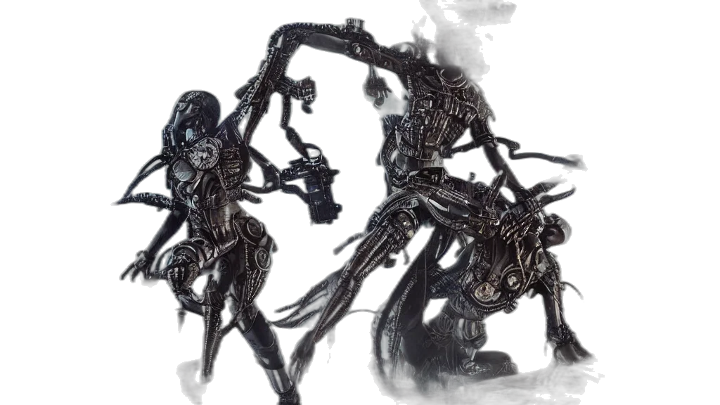 robot, weapon, creature, concept art transparent PNG cut-out